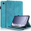 Succtopy Custodia per Samsung Galaxy Tab A9 Plus 11 Pollici 2023 Cover in Pelle PU con Porta Penna Custodia Protettiva con Funzione di Supporto Case Galaxy Tab A9+ (SM-X210/X215/X216/X218) Blu