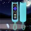 Generic Custodia per telecomando in silicone, custodia per telecomando Smart TV, protezione in silicone, custodia universale che si illumina al buio (blu)