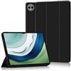 QINOUK Custodia per Huawei MatePad Pro 13.2, [Funzione Stand] Custodia Protettiva Antigraffio in TPU, Ultra Sottile Intelligente Kickstand Case per Huawei MatePad Pro 13.2-Nero
