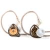 Yinyoo KZ EDX PRO in-Ear Auricolari,HIFI Bassi Cuffie in-Ear con Guscio in Resina e Metallo Cablate Cuffie 1DD 10mm Driver Dinamico 2Pin 0.75mm OFC Cavo per Musicista (nero, senza microfono)