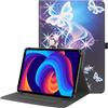 HGWALP Custodia universale per Tablet da 9-11 pollici，Multi-Viewing Angles PU Leather Stand Folio Cover con Porta Penna per 9 10.1 10.5 11 Touch screen Tablet-PLBF