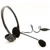 Ewent Cuffie con Microfono per PC con Controllo Volume, Nero