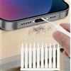 Generic Kit di tappi antipolvere per porta di ricarica, con spazzola per la pulizia, set di protezione antipolvere per porta telefono, tastiera e accessori per la pulizia dell'elettronica (set da 10 pezzi)