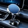 Generic Supporto universale per telefono da auto e scrivania, girevole a 360°, design a scatto istantaneo, per iPhone/Android (schermi da 4 a 7 pollici), argentato.