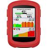 Maucoray Custodia Protettiva Compatibile per Garmin Edge 840/Edge 540 Ciclismo Computer, Morbido Silicone Bike Protector Bumper Cover (rosso)