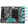 aqxreight Scheda Amplificatore a 2.1 - Uscita Ad Alta Potenza da 200 W per Altoparlanti Fai da Te, Home Theater e Uso in Negozio, Modulo Audio Stereo con Controlli Bassi/acuti e Streaming