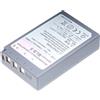 T6 Power Batteria T6 Power per fotocamera digitale Olympus, numero di parte BLS-5, Li-Ion, 7,2 V, 1100 mAh (7,9 Wh), grigio