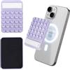 XFSRG Supporto Telefono con Specchio Ventosa per Telefono Portacellulare Versatile con Cavalletto Invisibile Pieghevole Supporto per Smartphone Magnetico da Scrivania e Viaggio (Viola)