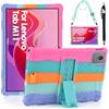 KATUMO Custodia in silicone per bambini per Lenovo Tab M11 (11 pollici) 2024 Tablet TB330FU/331FC Custodia protettiva con tracolla e Stylus Pen Cover Case colorata adatta ai bambini per Lenovo Tablet