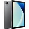 Blackview Tab 8 WIFI Tablet Android 12, 10,1'' HD+ Display, Quad-core 7GB RAM+128GB ROM(1TB Scheda SD Esterna), Batteria 6580mAh, Fotocamera 13MP+5MP, Bluetooth Type-C, Dual BOX Altoparlanti Grigio