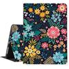 LI-LOVE Custodia per iPad A16 11 pollici 2025 (11a generazione), iPad 10a generazione 11 pollici 2022, morbido TPU fiore Folio Stand Cover angoli regolabili Auto Wake Sleep Smart Case