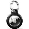 TNSNK Custodia per AirTag Portachiavi, Black | Impermeabile, chiusura girevole, antigraffio e antiurto, senza perdita di segnale. Per bici e animali. Materiale: PC+TPU.