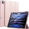 FAN SONG FANSONG - Custodia per iPad Pro da 12,9 (6a/5a/4a/3a generazione, 2022/2021/2020/2018), iPad Air 13 2024 M2 Cover con portapenne e supporto per ricarica matita, spegnimento automatico, supporto