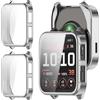 GIOPUEY Cover Compatibile con Garmin Venu X1, [2 Pezzi] Soft TPU, Shock Resistant Custodia - Silver+Silver