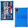 AKNICI Custodia Silicone per DOOGEE U11/ DOOGEE U11 Pro/TABWEE T90/ TABWEE W90/ UJJ U7/ AGM PAD P2/ AGM PAD T2/ UMIDIGI G9 Tab Tablet 11 Pollici, Protettiva Cover con Supporto Integrato, Blu
