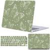 FFBOFFC Custodia per MacBook Pro Retina da 13 pollici A1502 & A1425,Farfalla bianca | 2015-2012, Case Rigido Leggero e Sottile con Copertina per Tastiera, Resistente ai Graffi, Pacchetto di Accessori 2-in-1