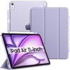 FINTIE Cover per iPad Air 11 M4/M3/M2 (2026-2024)/iPad Air 5a&4a Gen 10,9 | con Portapenne - Sottile Leggero Opaca Trasparente Custodia con Auto Sveglia/Sonno, Lilla Viola