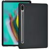 Verco Cover compatibile con Samsung Galaxy Tab S6 10.5 Pollice, Case di Silicone Tablet Custodia per il Modello T860 / T865 - Nero