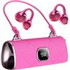 lisutupode Auricolari Con Clip Per L'Orecchio,Mini Cuffie Senza Fili Da Orecchio A Clip Per Borsetta | Auricolari Wireless con Riduzione del Rumore per Ragazze Sport Corsa Ciclismo Palestra Viaggio