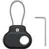 Sichy SmartTag2 - Custodia per Samsung Galaxy SmartTag 2 con cavo metallico, anti-smarrimento, antigraffio, per collare, chiavi, borsa, bagaglio, custodia protettiva a 360° per Smart Tag 2
