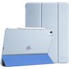ProCase Cover iPad Air 13 Pollici M3/M2 2025/2024 | iPad Pro 12.9 6/5/4/3 Generazione 2022/2021/2020/2018, Custodia Ultra Sottile Leggero con Auto Svegliati/Sonno -Blu-aria