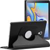 ebestStar - Cover per Samsung Galaxy Tab A 10.5 (2018) T590 T595, Custodia Protezione Rotazione 360, Pelle PU, Nero