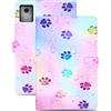 Rostsant Custodia Lenovo Tab K11 Plus Cover Libro Lenovo Tab M11 Plus PU Stand Funzione Slot per Carte Libro Cover Tablet Protettiva per Lenovo Tab M11 Plus/Tab K11 Plus 11.45 Pollici Orma
