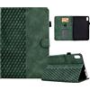 Vkooer Custodia for Lenovo Tab P11 Gen 2 / Pad Plus 2023 11,5 Pollici Cover (Modello TB350) Custodia Protettiva Pelle PU Flip Tasca Case con Supporto Funzione e Slot per Schede, Verde scuro