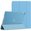 JETech Custodia per iPad 6ª/5ª Gen 9,7 (2018/2017), Blu | Cover Retro Traslucido Sottile, Supporto Tri-Pieghevole, Auto Svegliati/Sonno, Antiurto