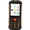 GOWENIC Telefono Cellulare Ultrasottile a Scheda Dritta per Anziani, Militare Antiscivolo, Doppia Scheda di Rete 2G, Doppia Attesa, Telefono con Power Bank da 5900 MAh, Pulsanti Grandi, Allarme Vocale e SOS