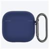 Generic Custodia protettiva per cuffie AirPods 4/custodia in silicone per cuffie Bluetooth, blu scuro