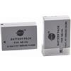 DSTE 2PCS NB-10L NB10L Batteria Compatibile con Canon PowerShot G1 X,G15,G16,SX40 HS,SX50 HS