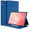 EasyAcc Custodia Cover per Samsung Galaxy Tab S11 Ultra 14,6 Pollici 2025 | Ottile Folio Stand Protettiva Tablet Cover, Blu mare