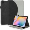 Succtopy Cover per Samsung Galaxy Tab S6 Lite 2024 2022 2020 10.4 Pollici Custodia in Pelle PU con Funzione di Supporto Case per SM-P620N/P625N/P610N/P613N/P615N Protettiva con Portapenne Nero