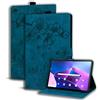Succtopy Custodia Lenovo Tab M10 Plus 3rd Gen 10.6 2022,Cover in Pelle PU Flip Portafoglio con Porta Penna,Custodia Protettiva con Slot Card Lenovo Tab M10 Plus 3rd Gen 2022 TB125/TB128,Blu Reale
