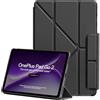 CAUHENYEE Cover per OnePlus Pad Go 2 / OPPO Pad 5 12.1, Funzione Stand Verticale, Anti-Goccia, Custodia Protettiva Antiurto per OPPO Pad 5 12.1 - Nero