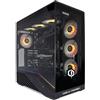 CyberpowerPC Luxe PC Gaming - Intel Core i7-12700KF, Nvidia RTX 5070 12GB, 32GB RAM, 1TB NVMe SSD, 650W 80+ PSU, Wi-Fi, RGB Raffreddatore per CPU a liquido, Windows 11, V100R RGB
