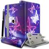 EKAM Custodia universale per tablet da 7, in pelle PU, con supporto per tutti i tablet da 6, 7, 7, adatta per Kindle eReader Fire Tablet, Kobo/Voyaga/Lenovo/Sony E-Book/iPad Mini 5 4 3 2 1 (blu