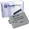 Trade-Shop Batteria agli ioni di litio ad alte prestazioni, 1200 mAh, compatibile con Canon EOS 450D 500D 1000D 450-D 500-D 1000-D, sostituisce Canon LP-E5 LPE5 LP-E-5 LPE-5