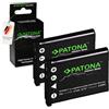 PATONA 2X Premium Batteria per Olympus Li-40B Li-42B, 700mAh 3.7V | Batteria per D630 D720 Pentax D-Li63 XS70 Casio NP-80 Fujifilm NP-45 Kodak KLIC-7006 Nikon EN-EL10 Coolpix S80 S210 S3000