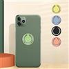 Generic Supporto ad anello per telefono, rotazione flessibile a 360° con magnetico, rimovibile, regolabile, supporto per iPhone 16-8 Pro Max Plus, smartphone, tablet e supporto magnetico per auto, verde