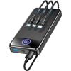 OHOVIV Power Bank Fast Charging 26800mAh,Portable Charger 22.5W Phone Battery Pack Attached USB-C/iOS/Micro-USB Cable, Powerbank for iPhone 17 16 15 14 13 Samsung, for Travel Camping Essentials