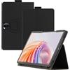 ELYCO Custodia Compatibile con TCL Tab 11 Gen 2/Tab 11 FE, Nero | Sottile Leggero Cover con Supporto per Matita e Cinturino, Custodia in PU Case con Multi-Angolo Regolabili