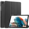 Kepuch Custer Cover per Samsung Galaxy Tab A9+ 11 X210 X216 X218,A11+ X230 X235,PU-Pelle Case Custodia - Nero