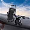 Generic Supporto per telefono da auto 3 in 1, forte aspirazione e braccio a morsetto stabile, supporto per telefono cellulare regolabile a 360° per cruscotto auto bocchetta d'aria parabrezza, adatto per