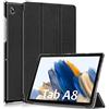 ebestStar - Cover per Samsung Galaxy Tab A8 10.5 (2021) SM-X200 X205, Custodia Protezione Flip Magnetica, Slim Case Sottile Pelle PU, Nero