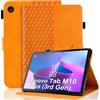 Vkooer Custodia per Lenovo Tab M10 Plus 3rd Gen 10.6 (TB125FU / TB128FU) Custodia a portafoglio in pelle con funzione automatica Sleep/Wake Multi Angle Viewing Stand Smart Shell Fit Lenovo M10 Plus