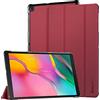 EasyAcc Custodia Cover Compatibile con Samsung Galaxy Tab A 10.1 2019 | Ultra Sottile Smart Cover in Pelle Supporto Case Compatibile con Samsung Galaxy Tab A T510/ T515 10.1 Tablet, Claret