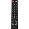 Zerone Telecomando di ricambio compatibile con Alba Bush/Blaupunkt/E-Motion/Technika LCD LED Smart TV