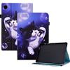 CXTcase Custodia per Lenovo Tab M10 (3rd Gen) 10.1 2022,PU Intelligente Tablet Cover Lenovo Tab M10 3rd Gen 10.1 2022,Tablet Custodia con Slot per Schede,Gatto Stellato